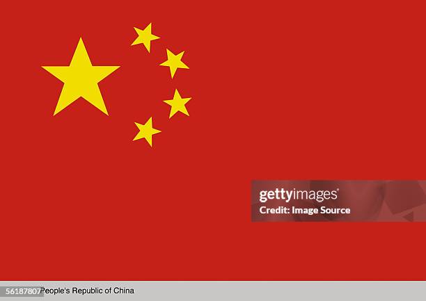 people's republic of china - 中国の国旗 ストックフォトと画像