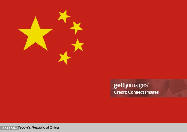people's republic of china - chinese vlag stockfoto's en -beelden