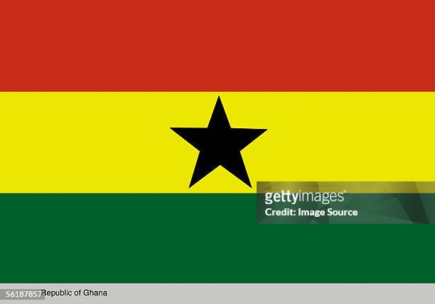 republic of ghana - ghanaian flag stock pictures, royalty-free photos & images