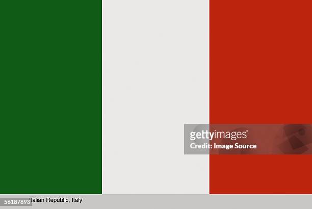 italian republic, italy - bandera italiana fotografías e imágenes de stock