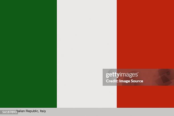 italian republic, italy - italian flag stockfoto's en -beelden