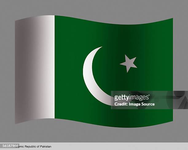 islamic republic of pakistan - pakistani flag stock pictures, royalty-free photos & images