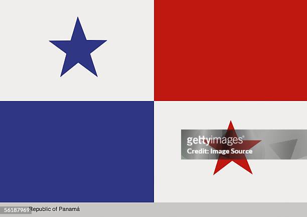 republic of panama - bandera panameña fotografías e imágenes de stock