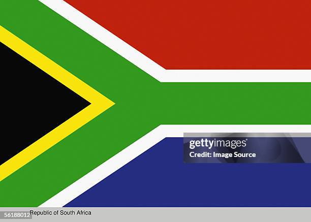 republic of south africa - south africa flag stock pictures, royalty-free photos & images