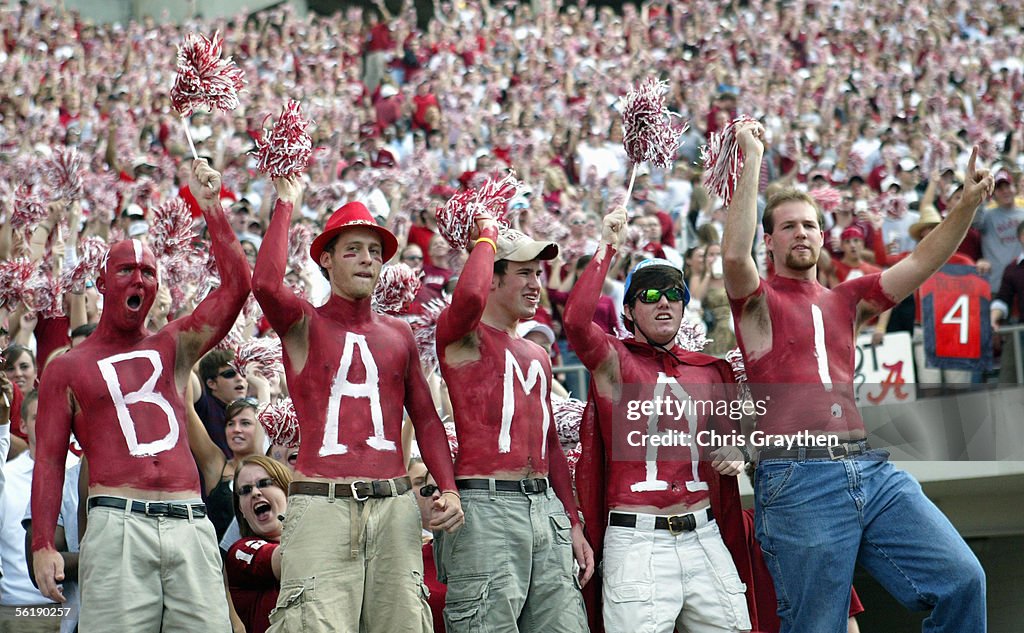 University of Alabama v Louisiana State University