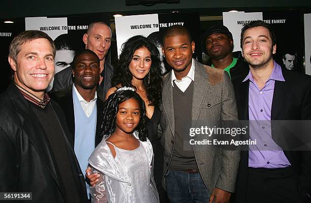 Director Ron Underwood, actors Kevin Hart, Matt Gerald, Isis Faust, Emmanuelle Chriqui, Usher Raymond,Page Kennedy and Anthony Fazio attend the...