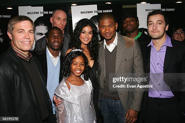 Director Ron Underwood, actors Kevin Hart, Matt Gerald, Isis Faust, Emmanuelle Chriqui, Usher Raymond,Page Kennedy and Anthony Fazio attend the...