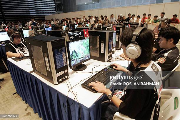 47 Gamers Compete In World Cyber Games Stock Photos, High-Res Pictures ...