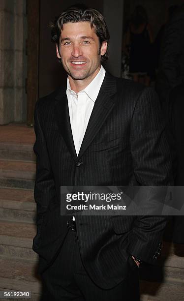 Actor Patrick Dempsey attends the "Gucci Spring 2006 Fashion Show Benefitting The Childrens Action Network" at Michael Chow's residence November 17,...