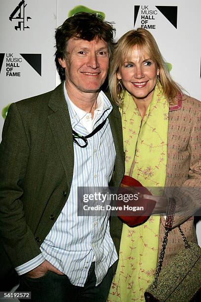 Musician Steve Winwood and his wife Eugenia arrive at the live final of the UK Music Hall Of Fame 2005, the culmination of the two-week Channel 4...