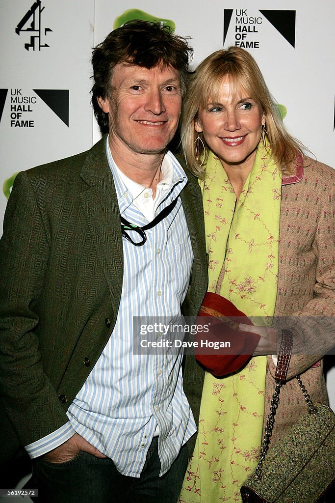 Musician Steve Winwood and his wife Eugenia arrive at the live final
