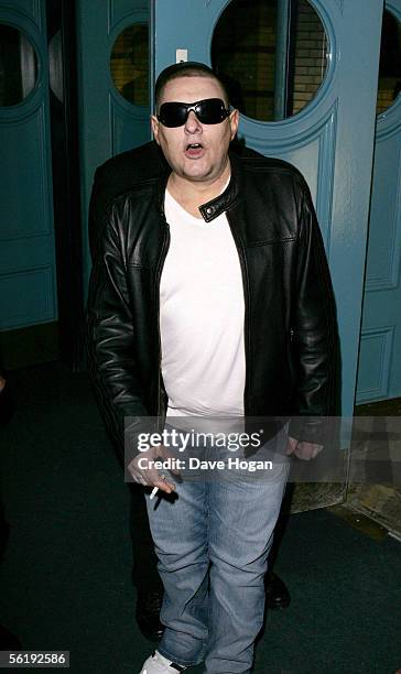 Musician Shaun Ryder arrives at the live final of the UK Music Hall Of Fame 2005, the culmination of the two-week Channel 4 series looking at...