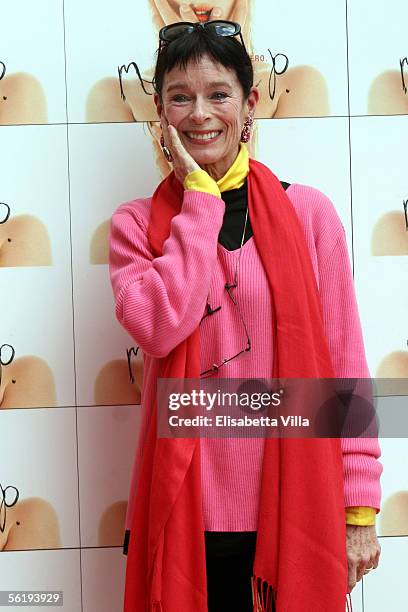Actress Geraldine Chaplin attends the Italian photocall for new film "Melissa P" at the Cinema Warner Moderno on November 17, 2005 in Rome, Italy....