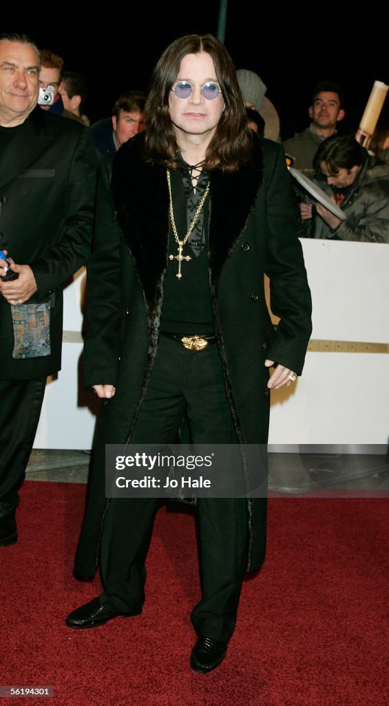 Arrivals At UK Music Hall Of Fame 2005