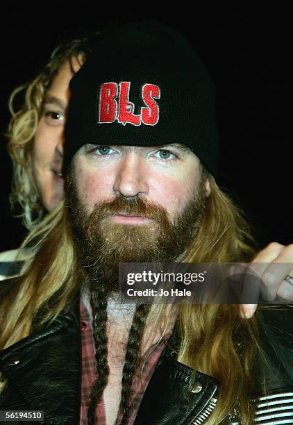 Musician Zakk Wylde arrives at the live final of the UK Music Hall Of Fame 2005, the culmination of the two-week Channel 4 series looking at...