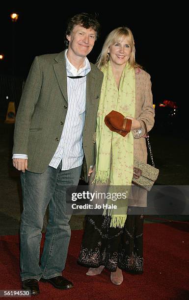 Musician Steve Winwood and wife Eugenia arrive at the live final of the UK Music Hall Of Fame 2005, the culmination of the two-week Channel 4 series...