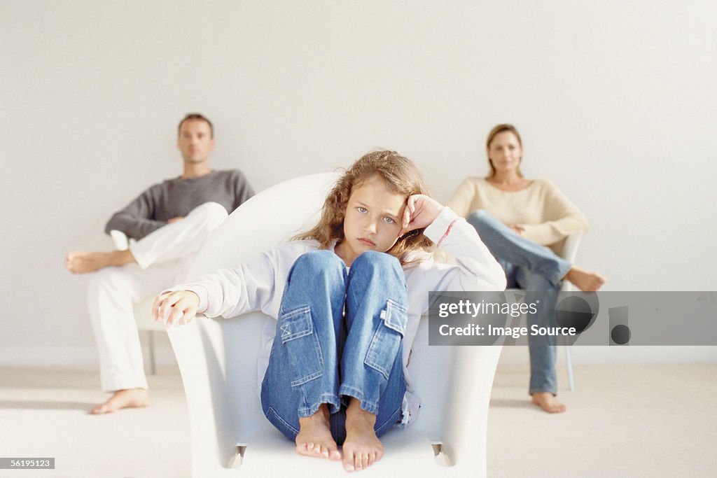 Girl in chair