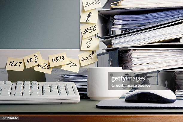 office desk - mouse pad stock pictures, royalty-free photos & images