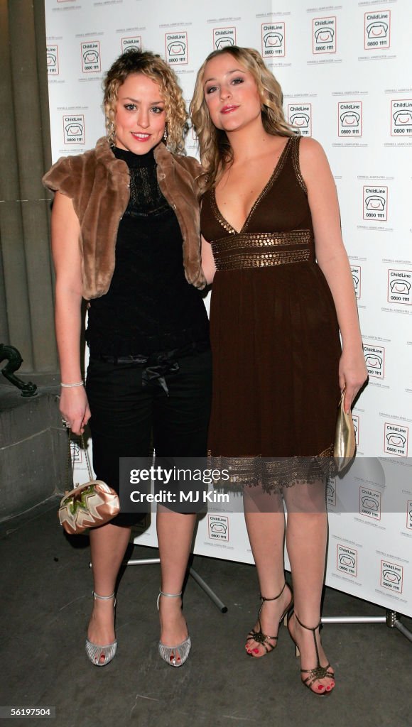 Connie And Cassie Powney From Hollyoaks Arrive At A Night With The connie-and-cassie-powney-from-hollyoaks-arrive-at-a-night-with-the