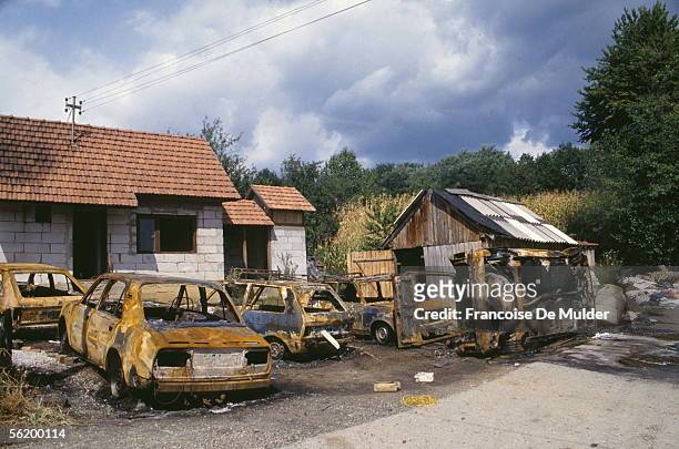 War of Bosnia-Herzegovina. Smoluce, September 1992.