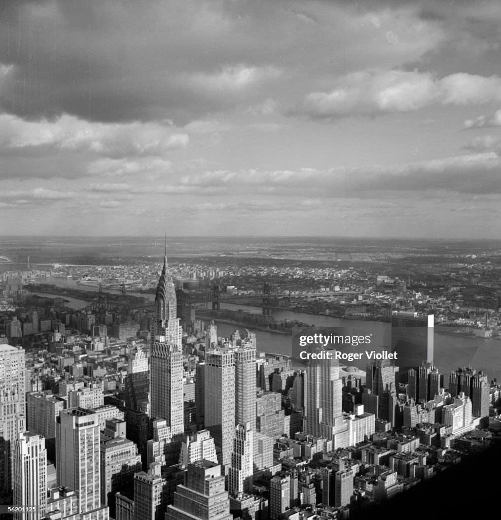 New York (United States). General view at the top