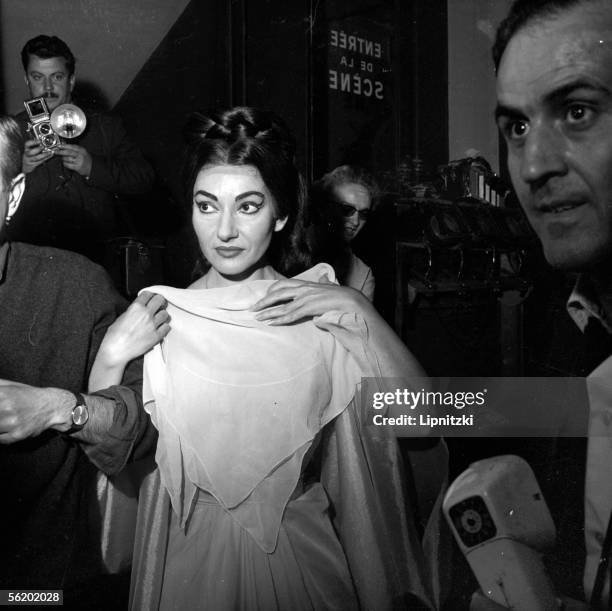 Maria Callas in "La Norma" of Bellini. May 1964.