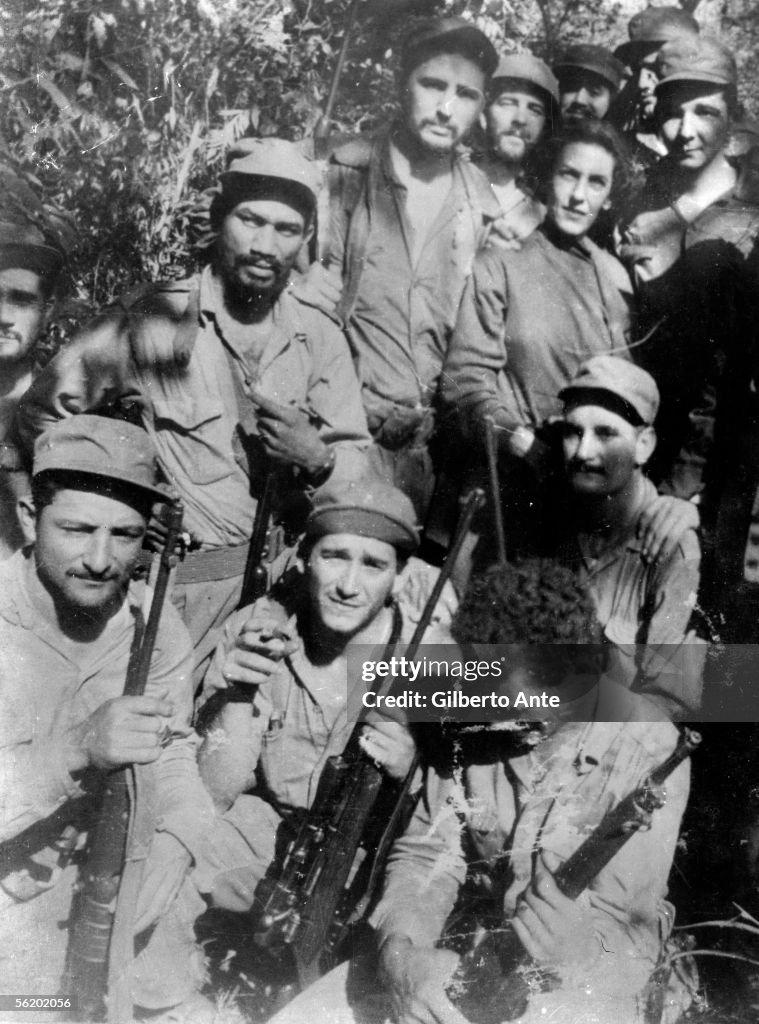 Cuba. Fidel Castro and Celia Sanchez in the Sierra