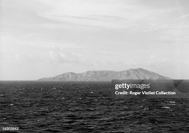 Pitcairn island . Place where the mutineers of the Bounty took refuge, between Easter island and Tahiti. Febuary 1972.