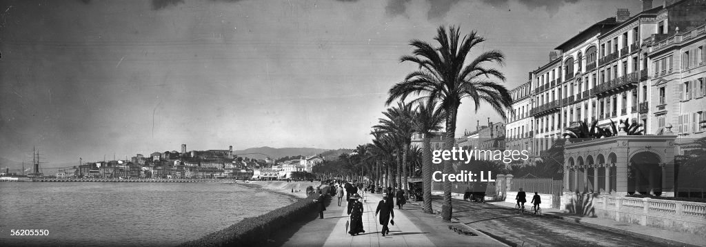 Cannes (Alpes-Maritimes). Boulevard of the Croiset