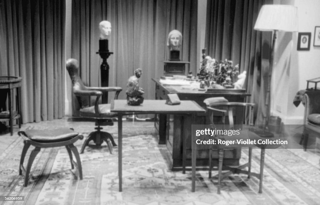 The office of the London residence of Sigmund Freu