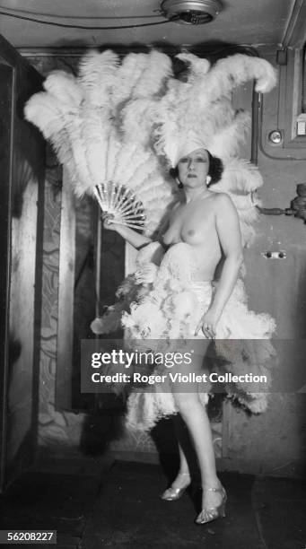 Dancer of the revue "Cupidon". Paris, about 1937.