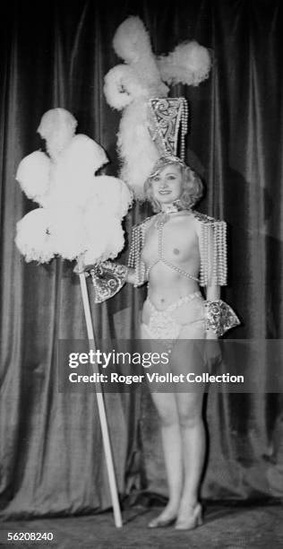 Dancer of the revue "Cupidon". Paris, about 1937.