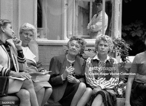 Paulette Dubost, French actress, given of the prices of the SACD. Paris, June 24, 1991.