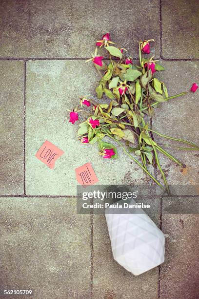 broken dreams - broken vase stock pictures, royalty-free photos & images