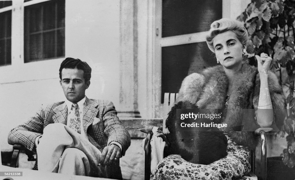 Barry Hutton Barbara Hutton, American multimillionaire and his husband. News Photo ...