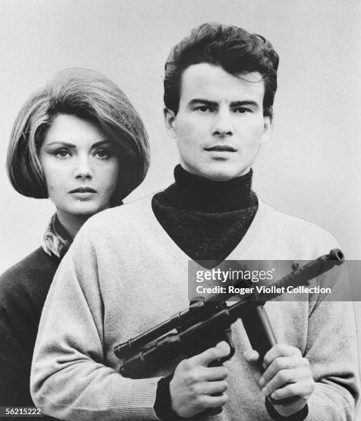 Horst Buchholz and Sylva Koscina in the film of Antonio Isasi-Isasmendi "Estambul 65". France, Italy, Spain, 1965.