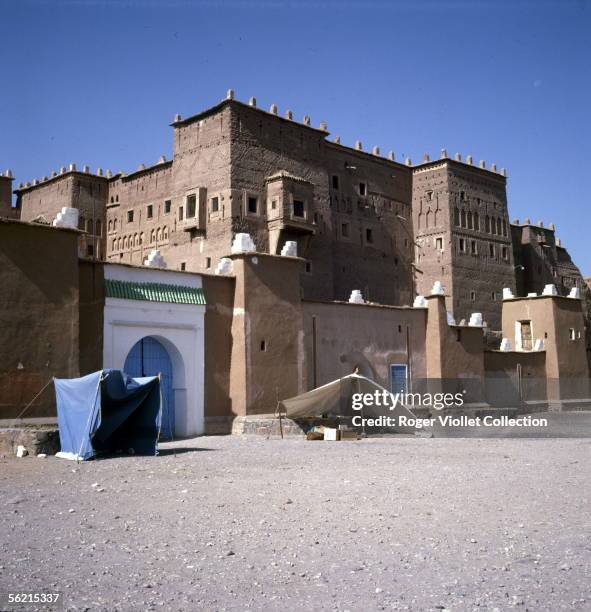 Taourirt . The kasbah, old residence of the Glaoui.