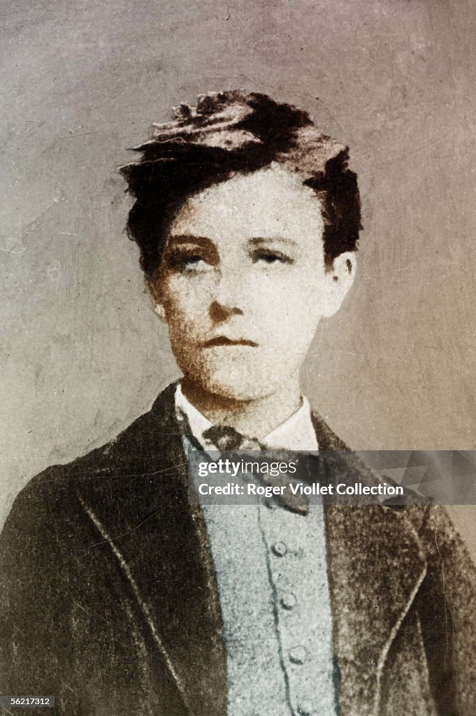 Arthur Rimbaud (1854-1891), French poet, at the 17