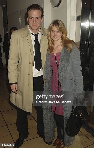Rafe Spall and Alice Eve attend the aftershow party followlng the UK Premiere of "Stoned," at Century on November 17, 2005 in London, England. The...