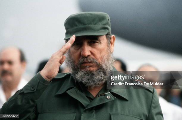 Fidel Castro, Cuban statesman. Havana , in June 1988. FDM-614-4.