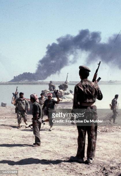 War Iran-Iraq. Khorramchahr , in October, 1980.