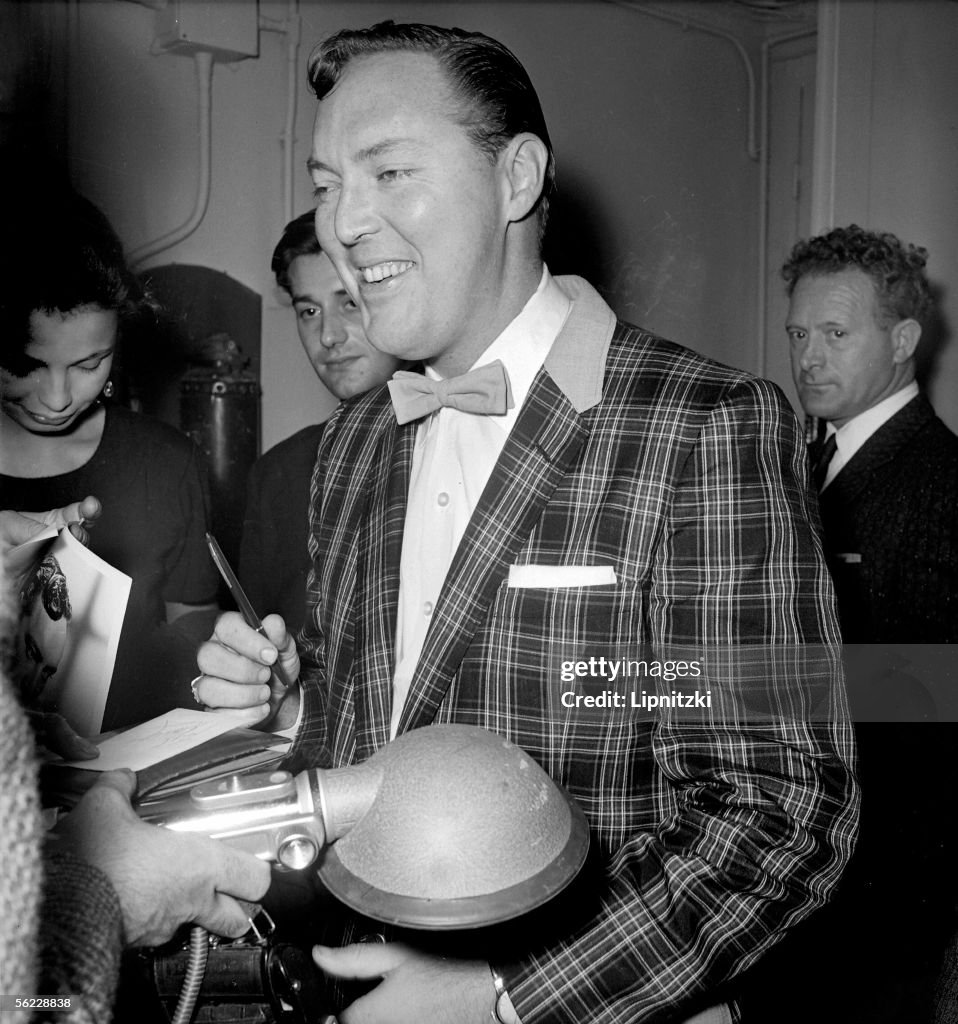 Bill Haley (1925-1981), guitarist, singer and Amer