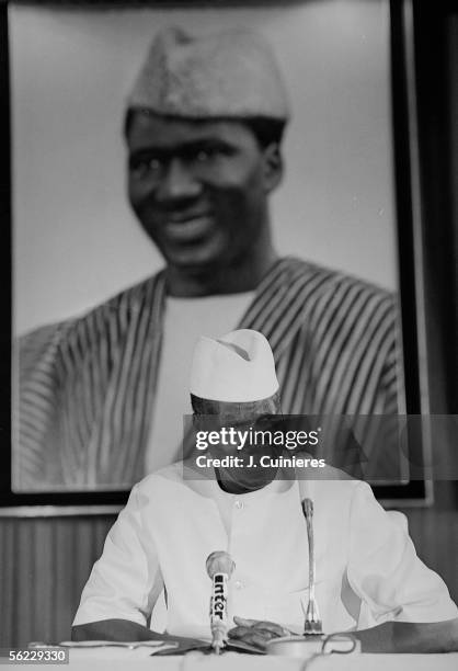 Ahmed Sekou Toure , president of Republic of Guinea. JAC-11732-29.