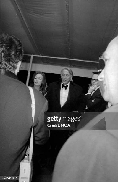 Joseph Losey , American director, at the time of the presentation of his movie "Accident". Festival of Cannes, 1967. HA-1045-11.