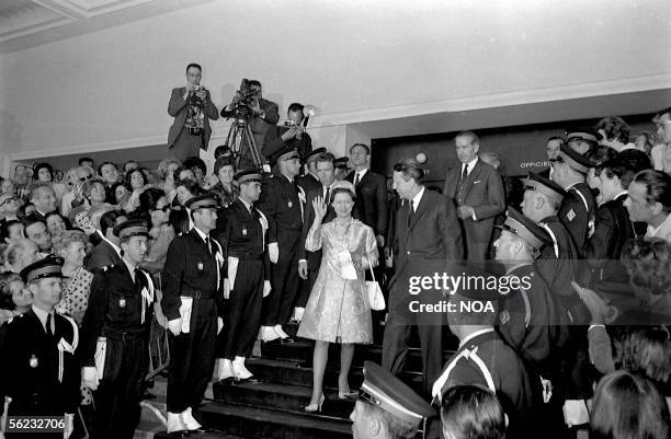 The princess Margaret of England and Tony Armstrong-Jones. Festival of Cannes, 1966. HA-1800-9.