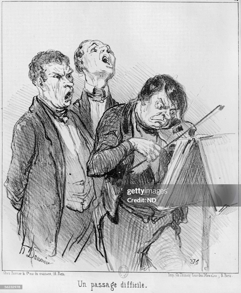 Croquis musicaux, (Musical sketches), 1852. Lith