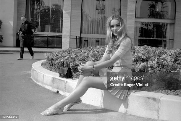 Genevieve Grad, French comedienne. France, Cannes Film Festival. 1967. HA-1952-26.