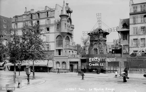 Paris . The Moulin Rouge , by E. Lagrange.