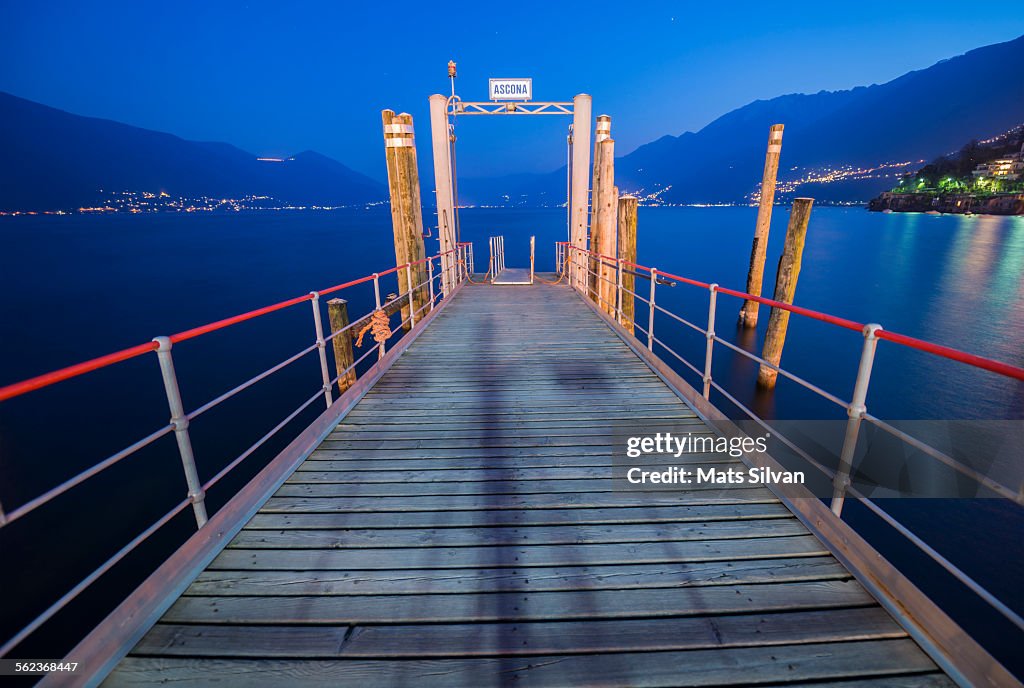 Pier in Ascona