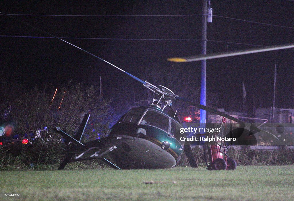 Helicopter Crash At Homestead Miami Speedway